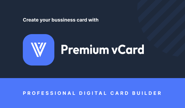 Premium vCard / Resume / CV / Portfolio / Digital Business Card - Laravel 11 - 10